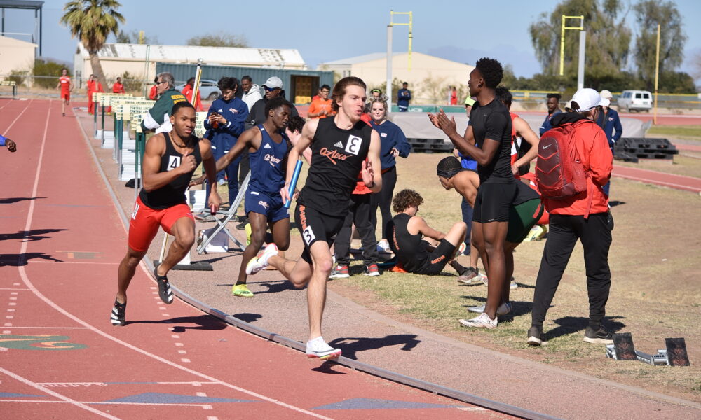 Sprinter Orion Barger set Pima Indoor Record in 400 meters at NAU Tune